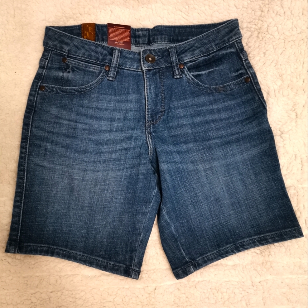 Aura denim shorts